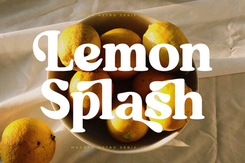 Mistys Relrica - Modern Retro Serif Font Letterena Studios 