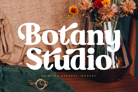 Mistys Relrica - Modern Retro Serif Font Letterena Studios 