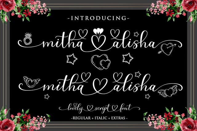 mitha alisha Font RomieStudio 