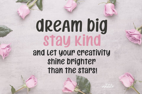 Mixed Notes Font, Candy Berry Hand-drawn Playful Font Font Mastilo Designs 