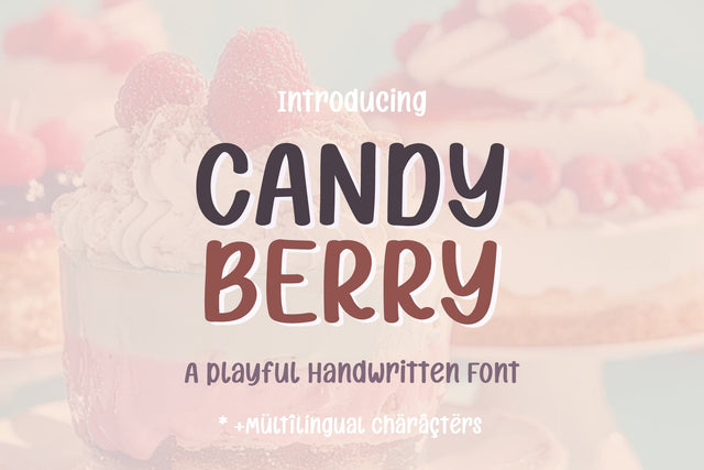 Mixed Notes Font, Candy Berry Hand-drawn Playful Font Font Mastilo Designs 