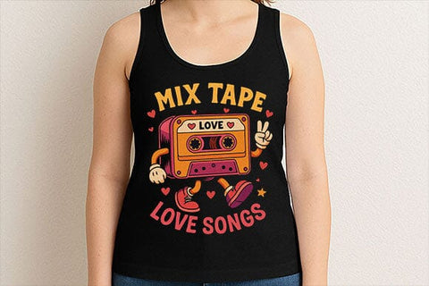 Mixtape Love Songs Valentine PNG SVG BillahCrafts 