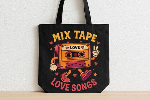 Mixtape Love Songs Valentine PNG SVG BillahCrafts 