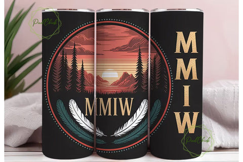 MMIW Awareness Tumbler Wrap Sublimation PixelChick 