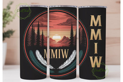 MMIW Awareness Tumbler Wrap Sublimation PixelChick 