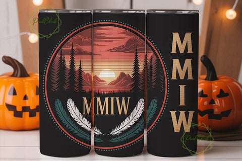 MMIW Awareness Tumbler Wrap Sublimation PixelChick 