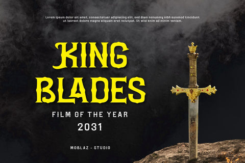 Moblaz - Serif Display Font Font twinletter 