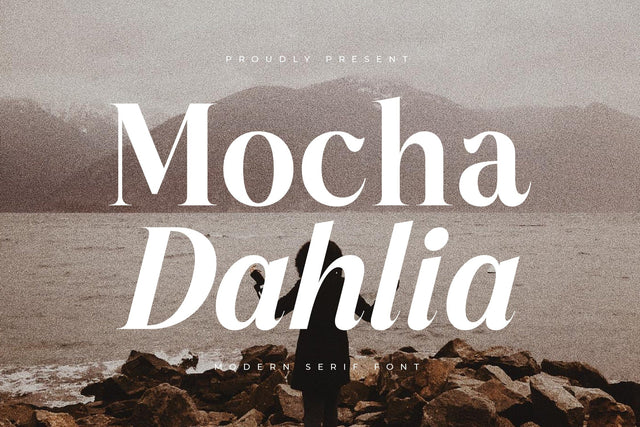 Mocha Dahlia - Modern Serif Font Font Letterena Studios 