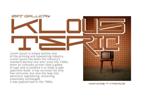 MOCKEJOE FONT Typeface Font Fadeline Std. 