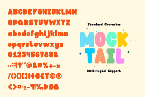 MOCKTAIL Font Mozarella 