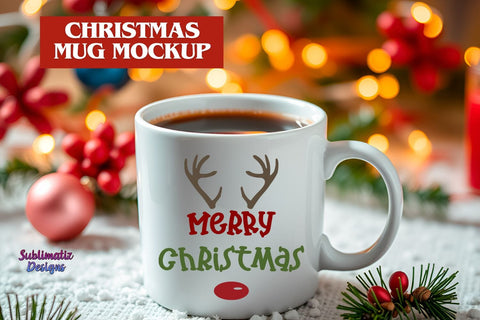 Mockup for Christmas Mugs Mock Up Photo Sublimatiz Designs 