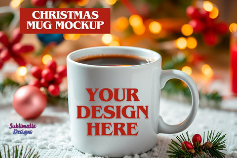 Mockup for Christmas Mugs Mock Up Photo Sublimatiz Designs 