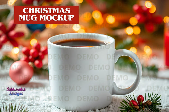 Mockup for Christmas Mugs Mock Up Photo Sublimatiz Designs 