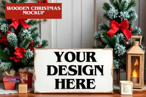 Mockup for Wooden Christmas Decor Mock Up Photo Sublimatiz Designs 