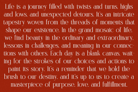 Modasite - Modern Serif Font Font Letterena Studios 