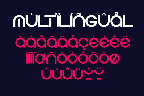 Modera - Geometric Modern Typeface Font Mozzatype 