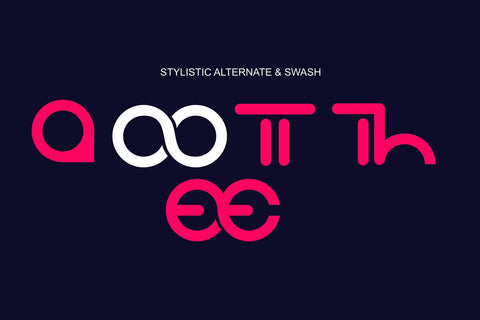 Modera - Geometric Modern Typeface Font Mozzatype 