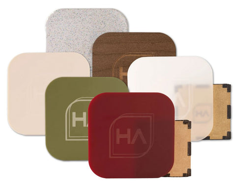 Modern Farmhouse Christmas Acrylic and Wood Bundle | 6 1/8" 12 x 19" Acrylic Sheets Physical Houston Acrylic 