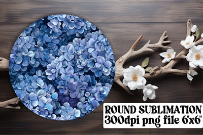 Modern Flower Round Decor Kit: Keychain, Coaster, Circle Designs Sublimation afrosvg 