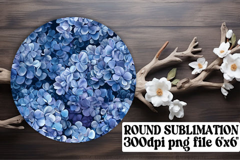 Modern Flower Round Decor Kit: Keychain, Coaster, Circle Designs Sublimation afrosvg 