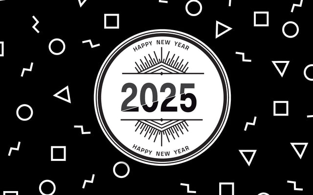 Modern Geometric 2025 New Year Design SVG naemmiah021 