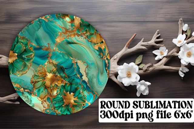 Modern Marble Pattern Sublimation Coasters, Keychains & Decorative Ornaments Sublimation afrosvg 