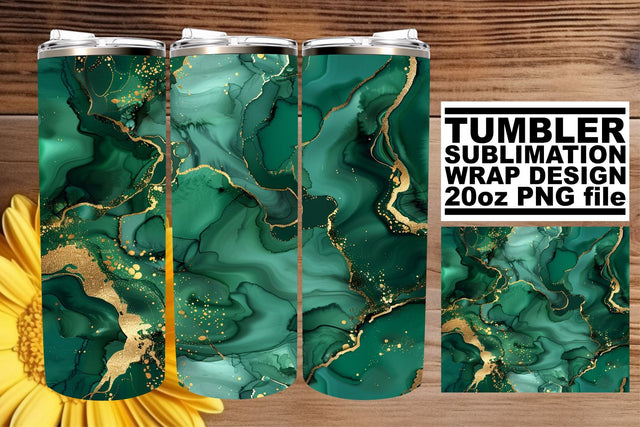 Modern Marble Pattern Sublimation Wrap - 20oz Tumblers Sublimation afrosvg 