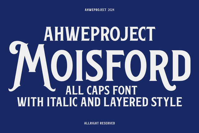 Moisford Font ahweproject 