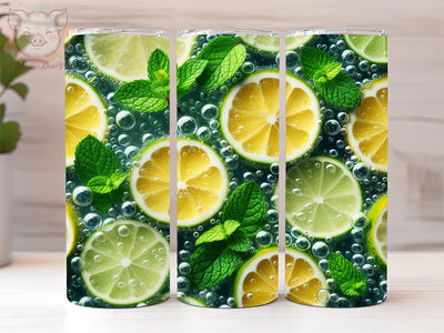 Mojito Cocktail Drink 20oz Tumbler Png, Sublimation Design, Cocktail Tumbler Png, Digital Download PNG Sublimation Lara' s Designs 