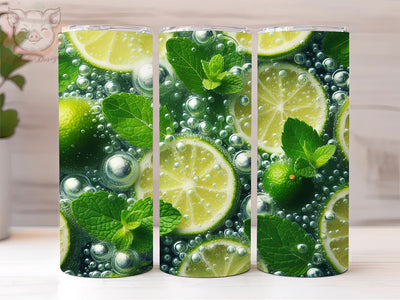 Mojito Cocktail Drink 20oz Tumbler Png, Sublimation Design, Cocktail Tumbler Png, Digital Download PNG Sublimation Lara' s Designs 