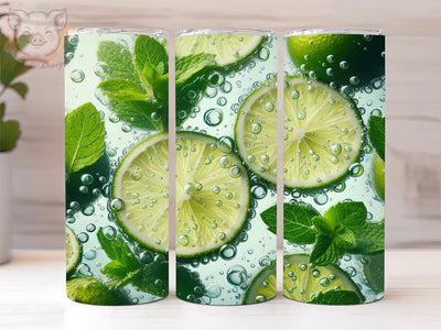 Mojito Cocktail Drink 20oz Tumbler Png, Sublimation Design, Cocktail Tumbler Png, Digital Download PNG Sublimation Lara' s Designs 