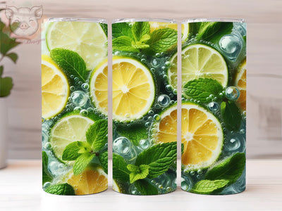 Mojito Cocktail Drink 20oz Tumbler Png, Sublimation Design, Cocktail Tumbler Png, Digital Download PNG Sublimation Lara' s Designs 