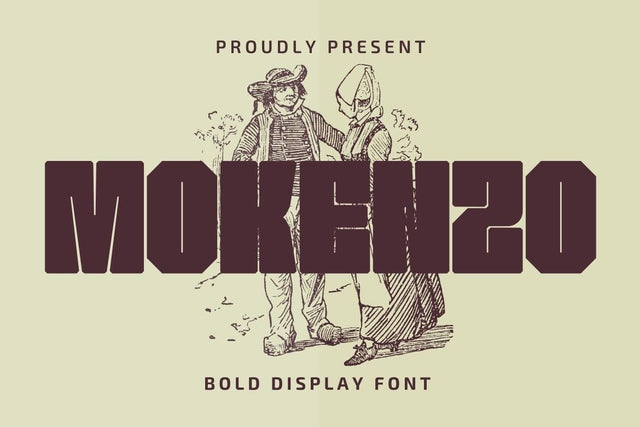 Mokenzo - Heavy Sans Font studioalmeera 
