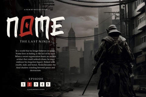 Mokuton - Powerful Japanese Brush Font Font Mozzatype 