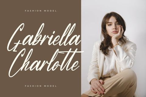 Molastica - Modern Handbrush Script Font Letterena Studios 