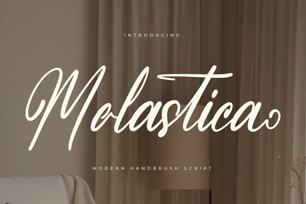 Molastica - Modern Handbrush Script - So Fontsy