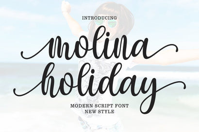 Molina Holiday Font Suza Studio 