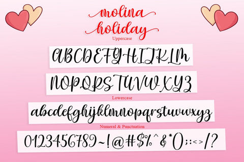 Molina Holiday Font Suza Studio 