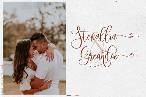Mollinda Script - Typeface Font Fadeline Std. 