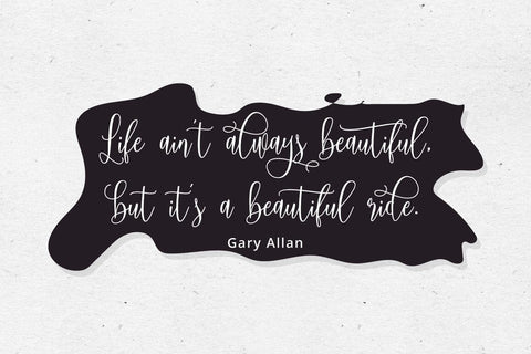 Mollinda Script - Typeface Font Fadeline Std. 