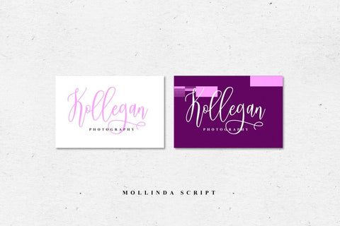 Mollinda Script - Typeface Font Fadeline Std. 