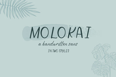 Molokai Sans Duo Font Beck McCormick 