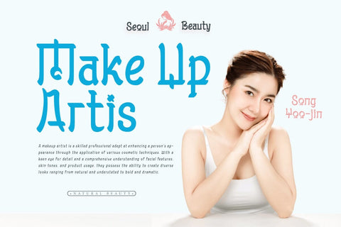 Molyan - Korean Style Font Font twinletter 