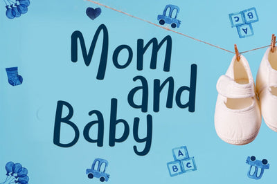 Mom and Baby Font arwah studio 