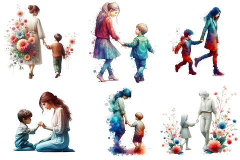 Mom and Baby Sublimatiuon Clipart Sublimation designartist 