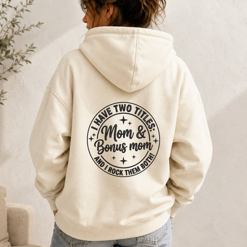 Mom and Bonus Mom Embroidery Design – I Have Two Titles Machine Embroidery File Embroidery/Applique DESIGNS PatternFeed8 