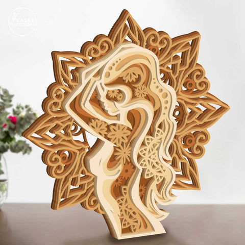 Mom and Dad Set Multilayer Templates SVG LaserCutano 