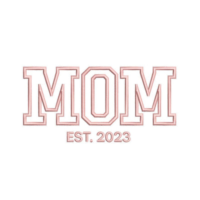 Mom Applique Embroidery Design, 5 sizes, Instant Download Embroidery/Applique DESIGNS Nino Nadaraia 
