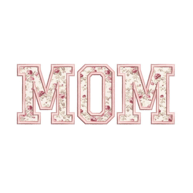 Mom Applique Embroidery Design, 5 sizes, Instant Download Embroidery/Applique DESIGNS Nino Nadaraia 