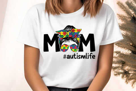 Mom #autismlife SVG Design SVG Designangry 